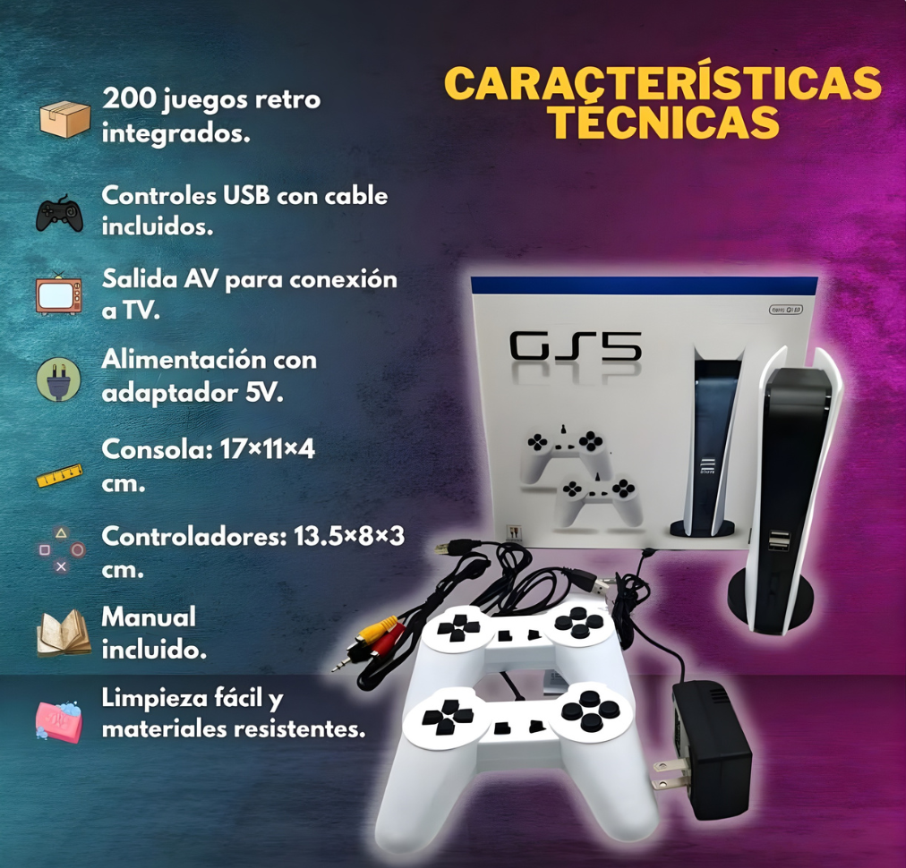 Consola RetroBox PLAY PS5™